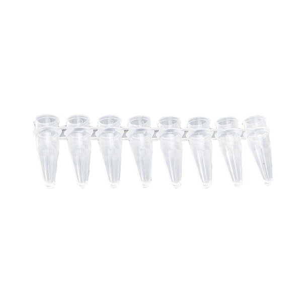 0.2 mL PCR 8-strip tubes and domed